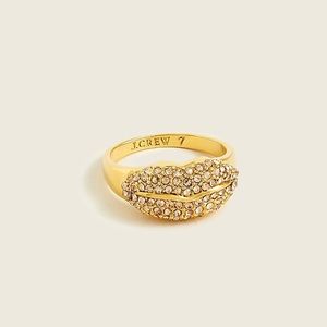 JCREW JCREW KISS PAVE’ RING SZ  8  NWT
